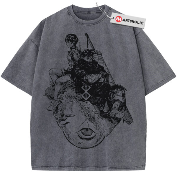 Guts Shirt, Casca Shirt, Berserk Shirt, Anime Shirt, Vintage T-Shirt - Grey, M