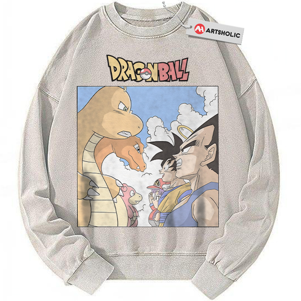 Pokemon x Dragon Ball Tank Top, Anime Tank Top, Vintage Tank Top