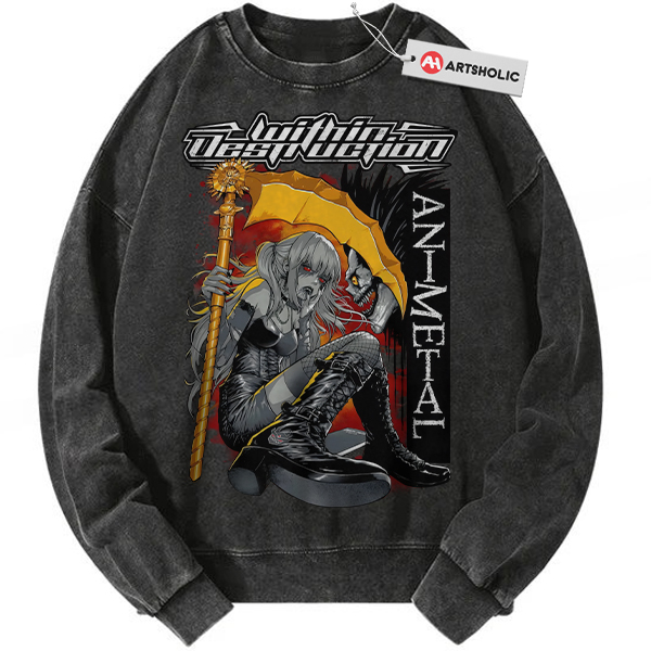 Misa Amane Sweatshirt, Ryuk Sweatshirt, Death Note Sweatshirt, Anime Sweatshirt, Vintage Sweater