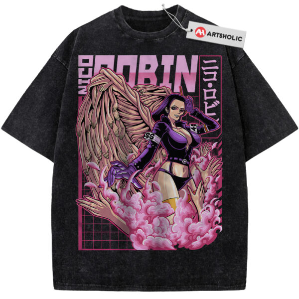 Nico Robin Shirt, One Piece Shirt, Anime Shirt, Vintage Tee