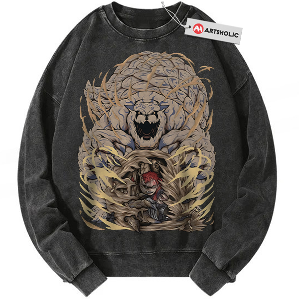Gaara Sweatshirt, Shukaku Sweatshirt, Naruto Sweatshirt, Anime Sweatshirt, Vintage Sweater