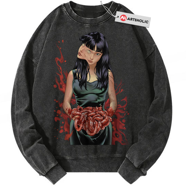 Tomie Kawakami Sweatshirt, Junji Ito Sweatshirt, Anime Sweatshirt, Vintage Sweater