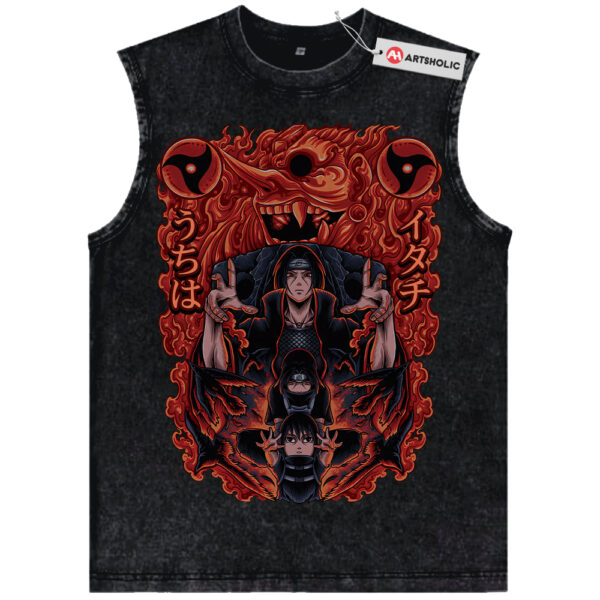Itachi Uchiha Tank Top, Naruto Tank Top, Anime Tank Top, Vintage Tank Top