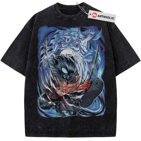 Inosuke Hashibira Shirt, Demon Slayer Shirt, Anime Shirt, Vintage Tee