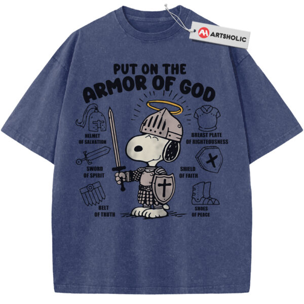 Snoopy Shirt, The Peanuts Shirt, Animated Shirt, Vintage Tee - Blue, L