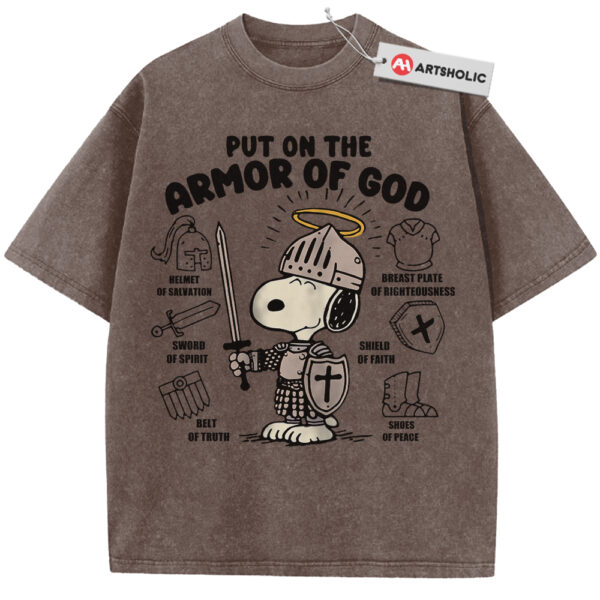 Snoopy Shirt, The Peanuts Shirt, Animated Shirt, Vintage Tee - Coffee, M