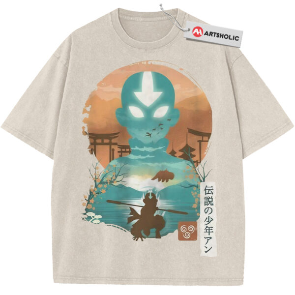 Aang Shirt, Avatar: The Last Airbender Shirt, Animated Shirt, Vintage Tee - Apricot, L