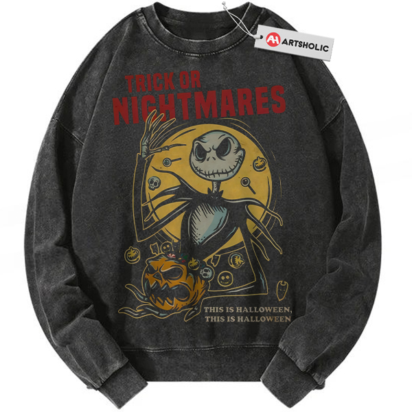 Jack Skellington Sweatshirt, The Nightmare Before Christmas Sweatshirt, Animated Sweatshirt, Vintage Sweatshirt