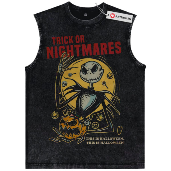 Jack Skellington Tank Top, The Nightmare Before Christmas Tank Top, Animated Tank Top, Vintage Tank Top