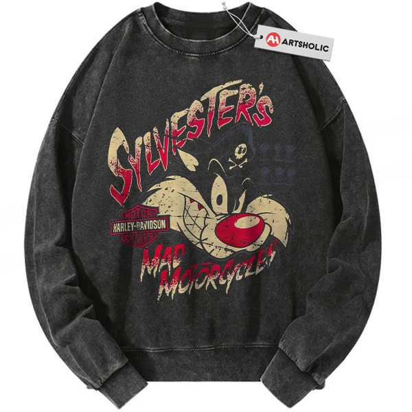 Sylvester Sweatshirt, Looney Tunes Sweatshirt, Animated Sweatshirt, Vintage Sweatshirt