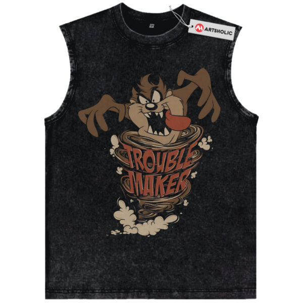 Tasmanian Devil Tank Top, Looney Tunes Tank Top, Animated Tank Top, Vintage Tank Top