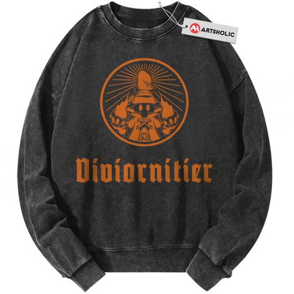 Vivi Ornitier Sweatshirt, Final Fantasy Sweatshirt, Sweatshirt, Game Sweatshirt, Vintage Sweater - Black, L