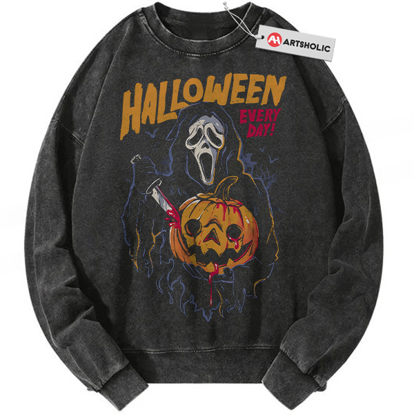 Ghostface Sweatshirt, Scream Sweatshirt, Halloween Sweatshirt, Horror Sweatshirt, Vintage Sweatshirt