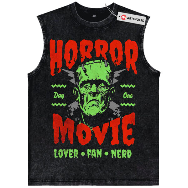 Frankenstein Tank Top, Horror Movie Tank Top, Halloween Tank Top, Vintage Tank Top