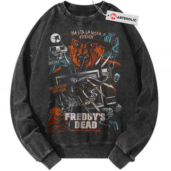 Freddy Krueger Sweatshirt, A Nightmare on Elm Street Sweatshirt, Horror Movie Sweatshirt, Halloween Sweatshirt, Vintage Sweater