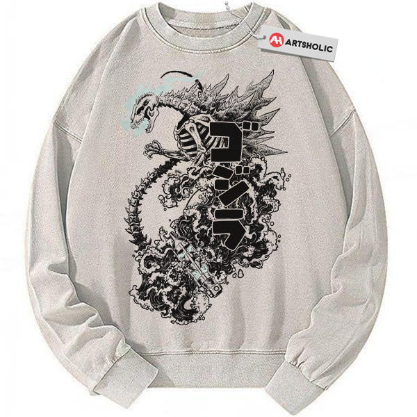 Godzilla Sweatshirt, Movie Sweatshirt, Vintage Sweatshirt