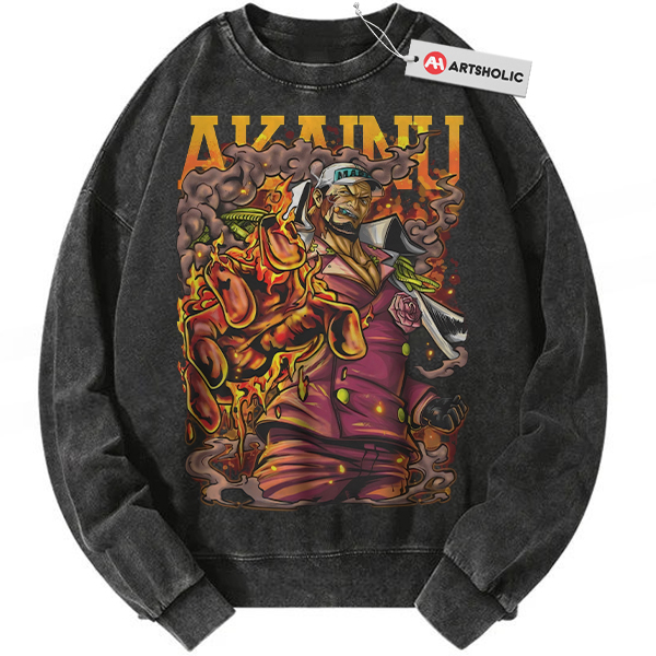 Akainu Sweatshirt, Sakazuki Sweatshirt, One Piece Sweatshirt, Anime Sweatshirt, Vintage Sweatshirt
