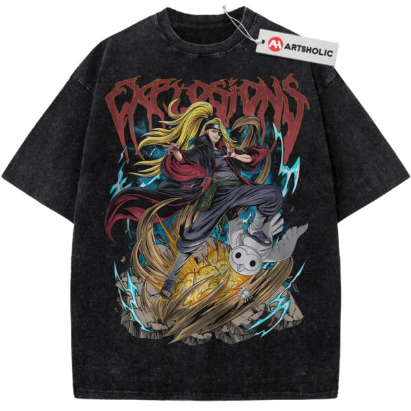 Deidara Shirt, Akatsuki Shirt, Naruto Shirt, Anime Shirt, Vintage Tee