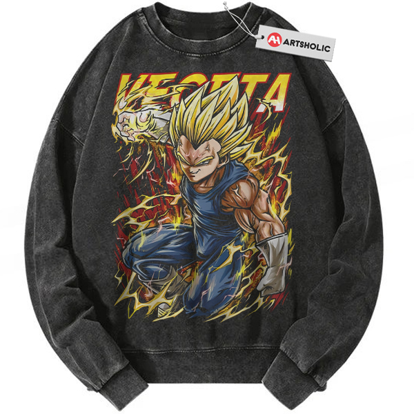 Vegeta Sweatshirt, Dragon Ball Sweatshirt, DBZ Sweatshirt, Anime Sweatshirt, Vintage Sweatshirt
