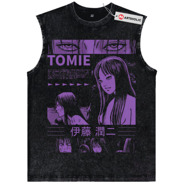 Tomie Kawakami Tank Top, Junji Ito Tank Top, Halloween Tank Top, Horror Tank Top, Anime Tank Top, Vintage Tank Top