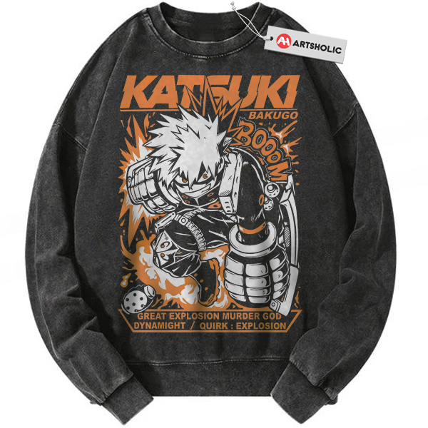Katsuki Bakugo Sweatshirt, Kacchan Sweatshirt, My Hero Academia Sweatshirt, MHA Sweatshirt, Anime Sweatshirt, Vintage Sweatshirt
