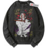Kokushibo Sweatshirt, Demon Slayer Sweatshirt, Anime Sweatshirt, Vintage Sweatshirt