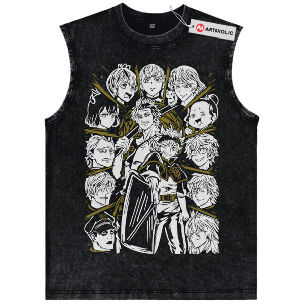 Black Clover Tank Top, Anime Tank Top, Vintage Tank Top