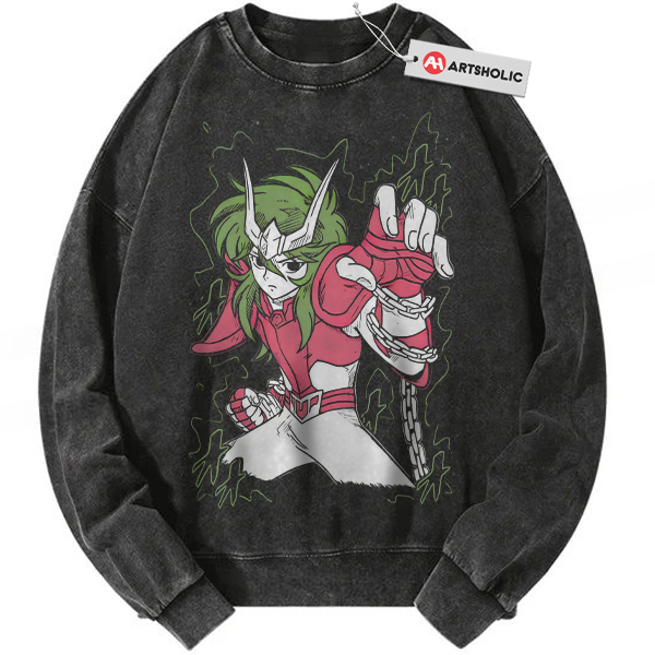 Andromeda Shun Sweatshirt, Saint Seiya Sweatshirt, Anime Sweatshirt, Vintage Sweatshirt