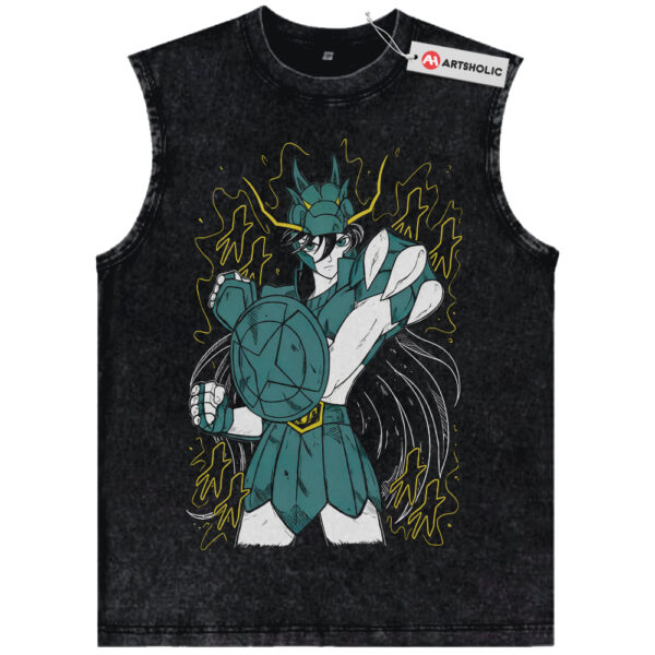Dragon Shiryu Tank Top, Saint Seiya Tank Top, Anime Tank Top, Vintage Tank Top