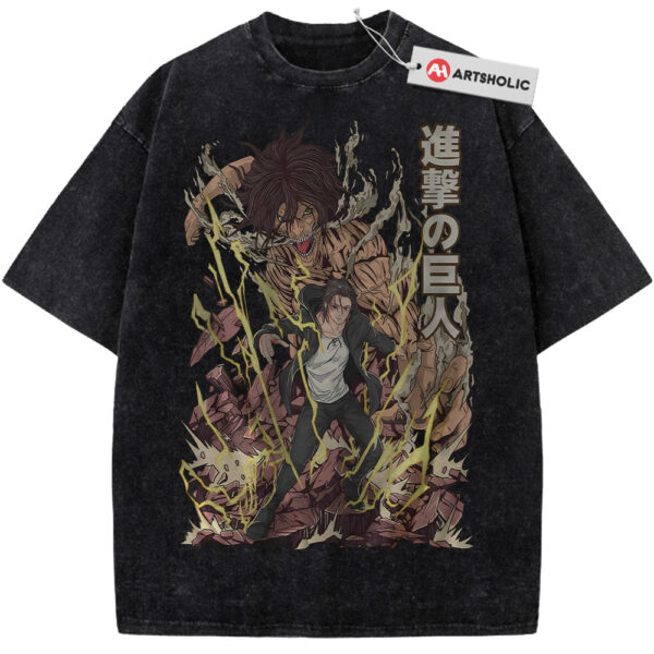 Eren Yeager Shirt, Attack On Titan Shirt, AOT Shirt, Anime Shirt, Vintage Tee
