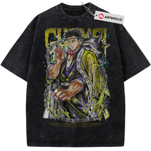Gyomei Himejima Shirt, Demon Slayer Shirt, Anime Shirt, Vintage T-Shirt