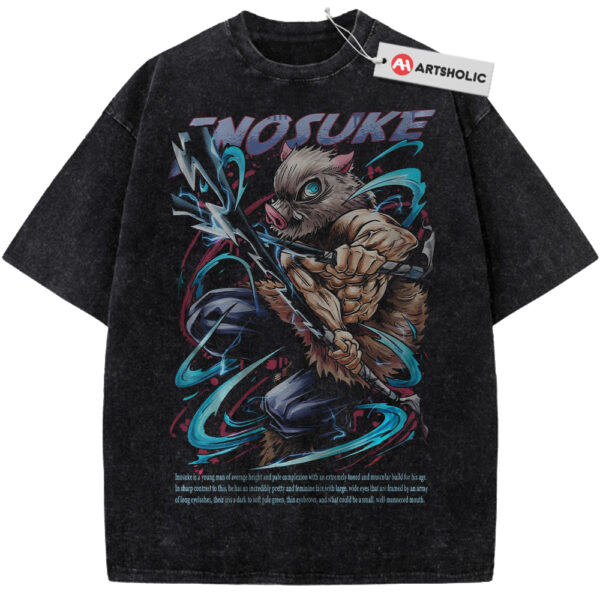 Inosuke Hashibira Shirt, Demon Slayer Shirt, Anime Shirt, Vintage Tee
