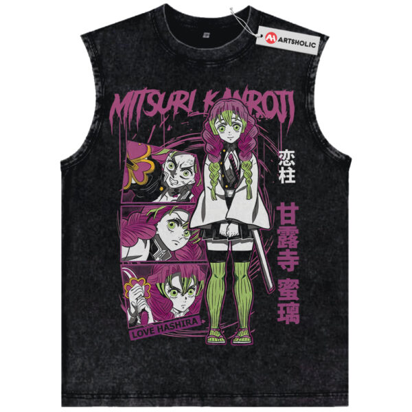 Mitsuri Kanroji Tank Top, Demon Slayer Tank Top, Anime Tank Top, Vintage Tank Top