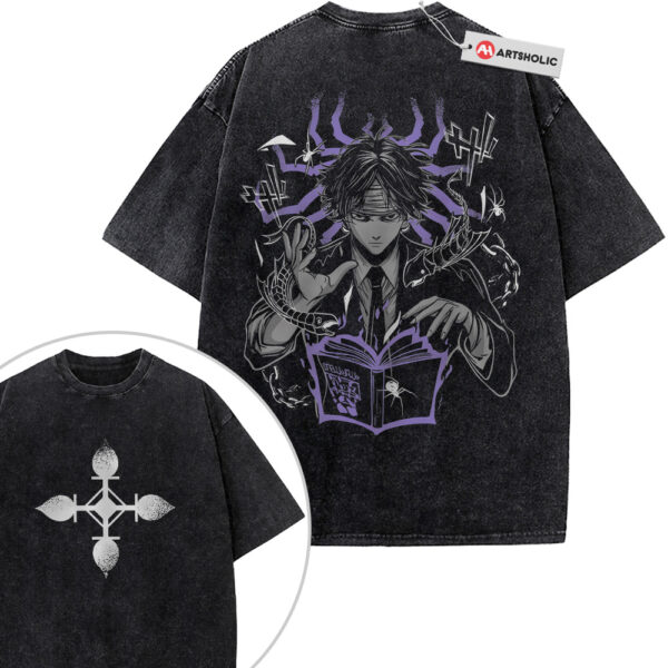 Chrollo Lucilfer Shirt, Hunter x Hunter Shirt, HxH Shirt, Anime Shirt, Vintage T-Shirt 2-Sided