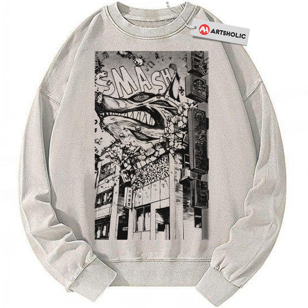 Aki Hayakawa Sweatshirt, Chainsaw Man Sweatshirt, Anime Sweatshirt, Vintage Sweatshirt