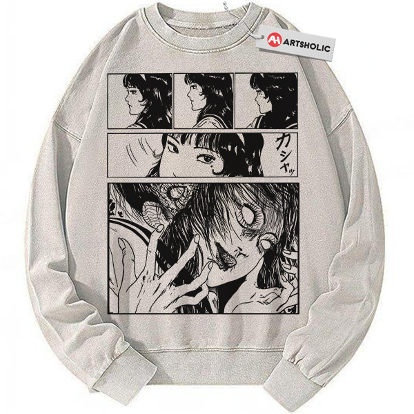 Tomie Kawakami Sweatshirt, Junji Ito Sweatshirt, Horror Anime Sweatshirt, Vintage Sweatshirt