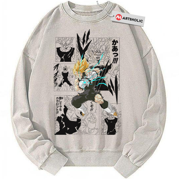 Vegeta Sweatshirt, Dragon Ball Sweatshirt, DBZ Sweatshirt, Anime Sweatshirt, Vintage Sweatshirt