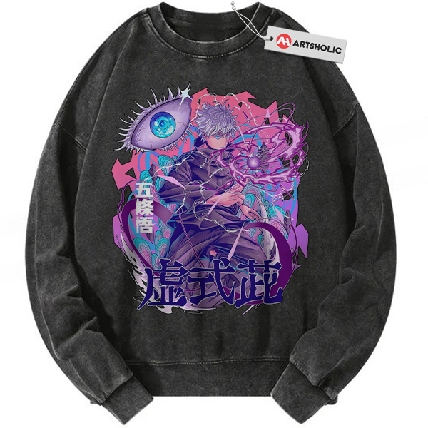 Satoru Gojo Sweatshirt, Jujutsu Kaisen Sweatshirt, Anime Sweatshirt, Vintage Sweatshirt