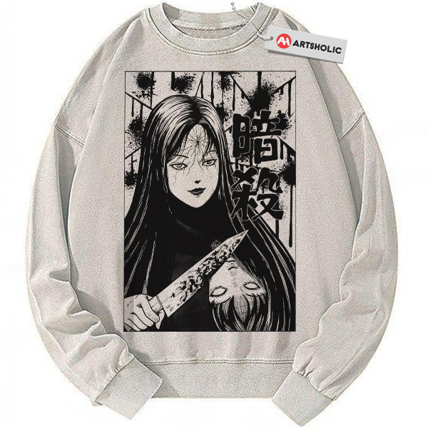 Tomie Kawakami Sweatshirt, Junji Ito Sweatshirt, Horror Anime Sweatshirt, Vintage Sweatshirt