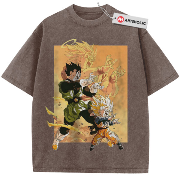 Son Goku Shirt, Gohan Shirt, Son Goten Shirt, Dragon Ball Shirt, DBZ Shirt, Anime Shirt, Vintage Tee - Coffee, L