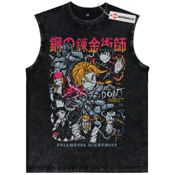 Fullmetal Alchemist Tank Top, Anime Tank Top, Vintage Tank Top
