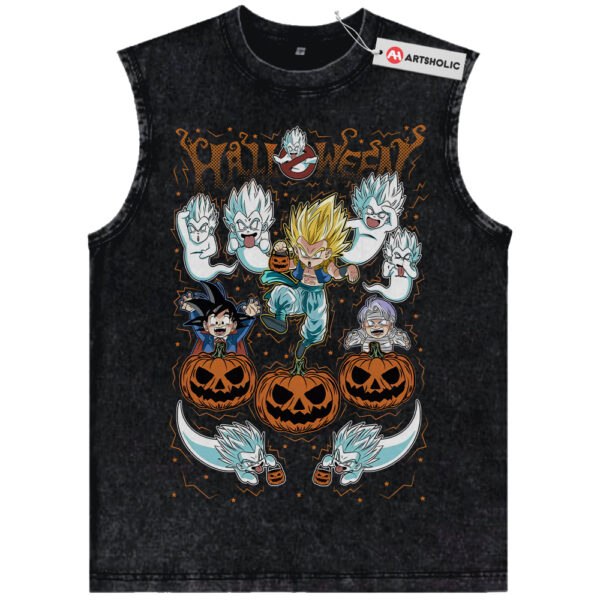 Gotenks Halloween Tank Top, Trunks Tank Top, Son Goten Tank Top, Dragon Ball Tank Top, DBZ Tank Top, Anime Tank Top, Vintage Tank Top