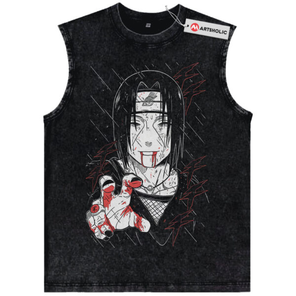 Itachi Uchiha Tank Top, Akatsuki Tank Top, Naruto Tank Top, Anime Tank Top, Vintage Tank Top