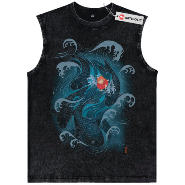 Ponyo Tank Top, Studio Ghibli Tank Top, Anime Tank Top, Vintage Tank Top