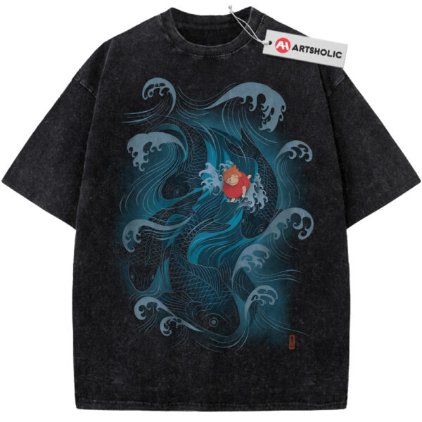 Ponyo Shirt, Studio Ghibli Shirt, Anime Shirt, Vintage T-Shirt