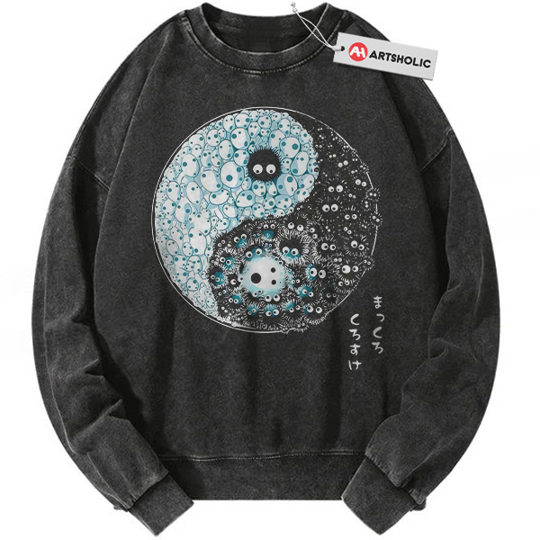 Susuwatari Sweatshirt, My Neighbor Totoro Sweatshirt, Spirited Away Sweatshirt, Studio Ghibli Sweatshirt, Anime Vintage Sweatshirt