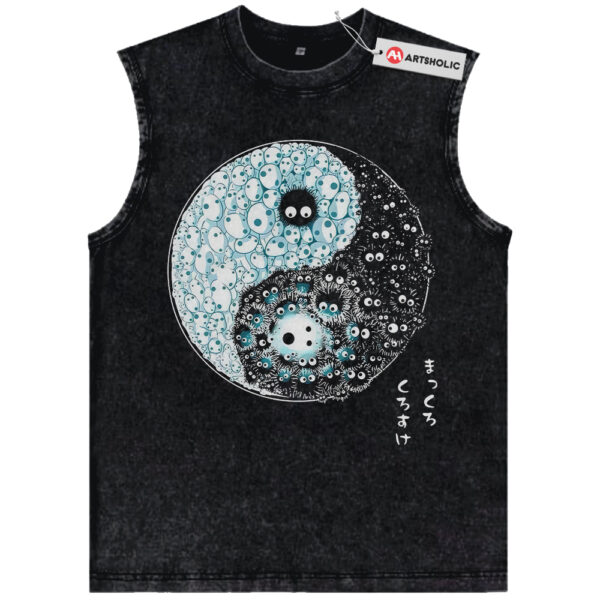 Susuwatari Tank Top, My Neighbor Totoro Tank Top, Spirited Away Tank Top, Studio Ghibli Tank Top, Anime Vintage Tank Top