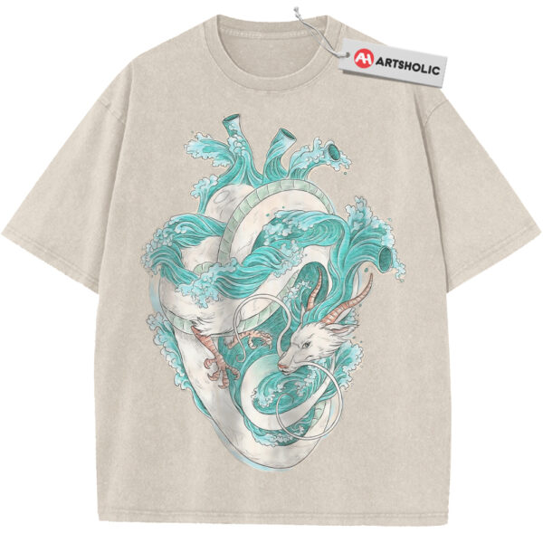 Haku Dragon Shirt, Spirited Away Shirt, Studio Ghibli Shirt, Anime Shirt, Vintage T-Shirt