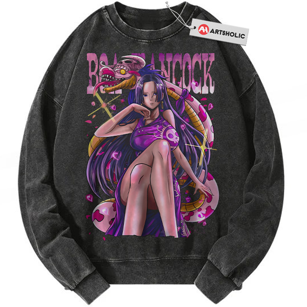 Boa Hancock Sweatshirt, One Piece Sweatshirt, Anime Sweatshirt, Vintage Sweatshirt