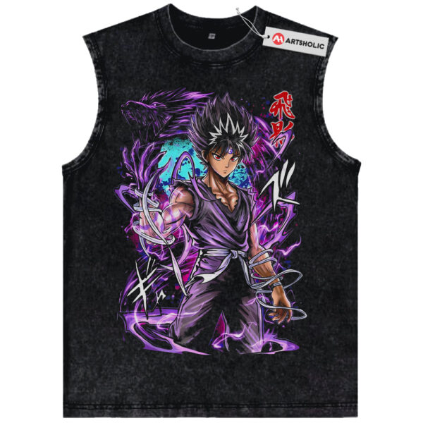 Hiei Tank Top, YuYu Hakusho Tank Top, Anime Tank Top, Vintage Tank Top